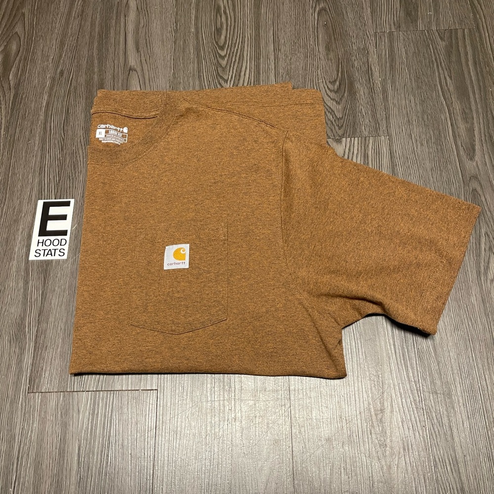 Carhartt Loose Fit Tan Mens Size XL T-Shirt - Picture 3 of 12